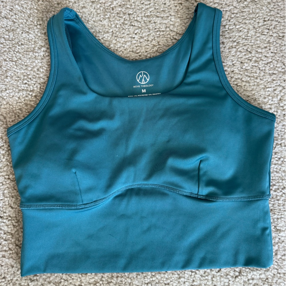 Teal Workout Top